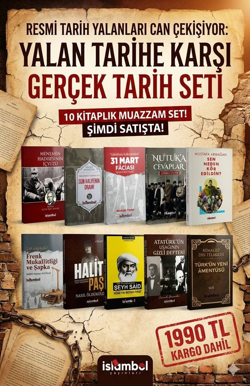 YALAN TARİHE Karşı GERÇEK TARİH Seti 10 Kitap