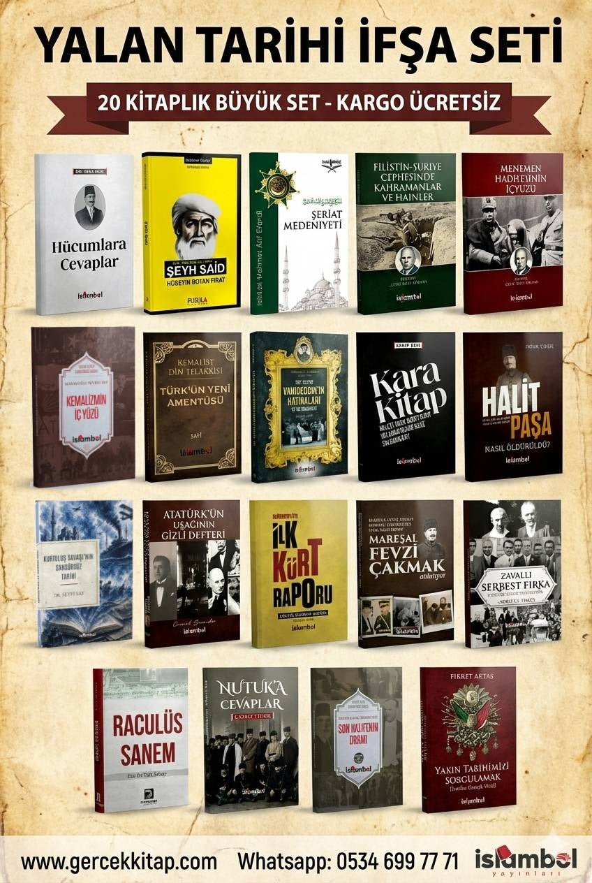 Yalan Tarihi İfşa Seti 20 Kitap Takım