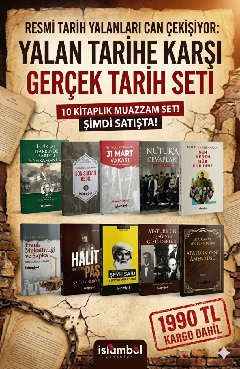 YALAN TARİHE Karşı GERÇEK TARİH Seti 10 Kitap